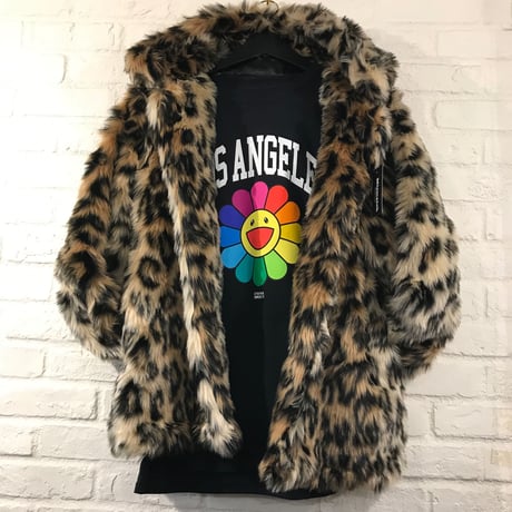 Mismatch NYC/Fur short  Coat  ”Leopard"