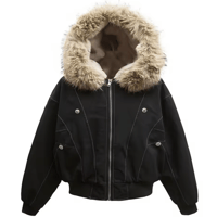 Mismatch NYC/Fur Short Boa Jacket