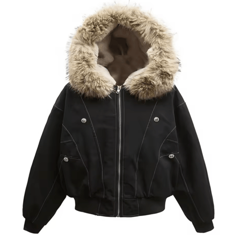 Mismatch NYC/Fur Short Boa Jacket