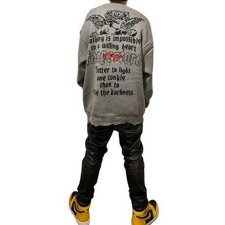WOSS.official/ANGEL Oversize Long Knit