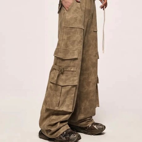 WOSS.official/Suede Flare Pants