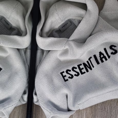 ESSENTIALS  fear of god /Knit Hoodie "Oatmeal"
