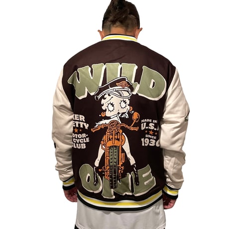 Reason Clothing Newyork /Betty Boop Stadium Jacket