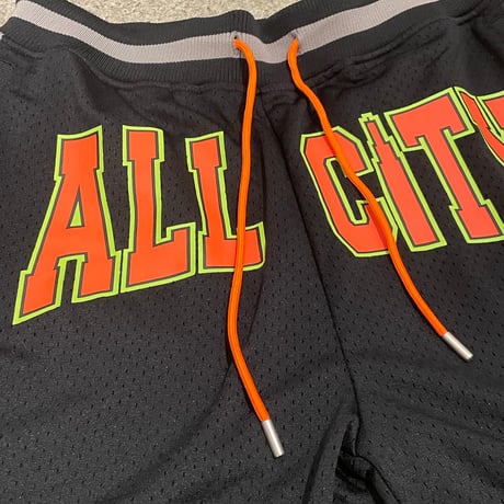 ALL CITY by Just Don / Logo basketball Shorts BLACK