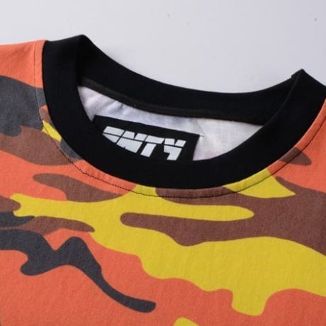 FNTY/Oversized Camo Tee オレンジ