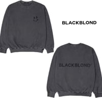 BLACK BLOND/BB logo smile   Sweatshirt  "VINTAGE BLACK"