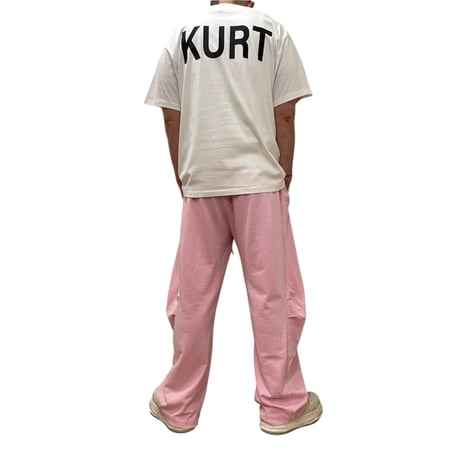 Mismatch NYC/Washed barrel SweatPants "Vintage Pink"