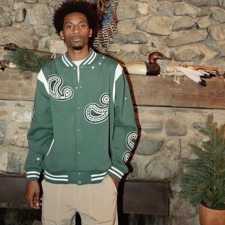 EPTM/PAISLEY VERSITY Jacket ”GREEN"