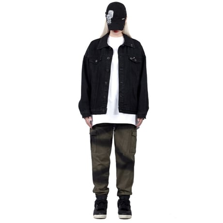 BLACK BLOND/DISORDER  DENIM JACKET