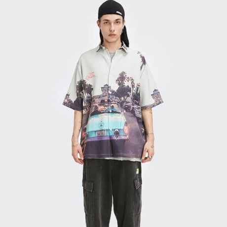 WOSS.official/ oversize vintege car shirts