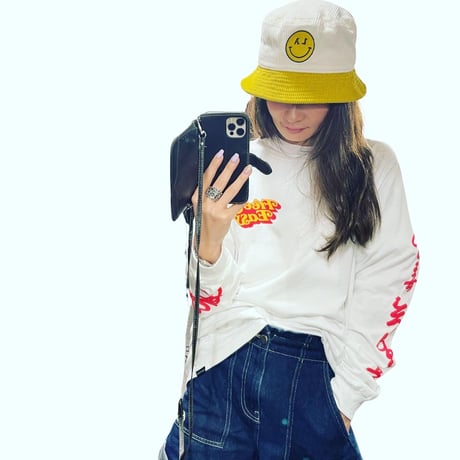 FREE&EASY/Corduroy Smile Bucket Hat