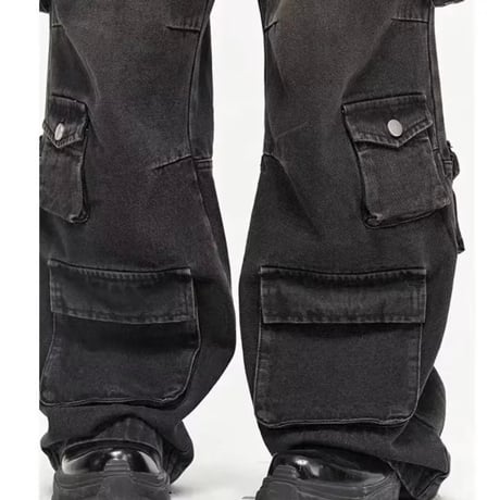 Mismatch NYC/ Wide Black wash denim