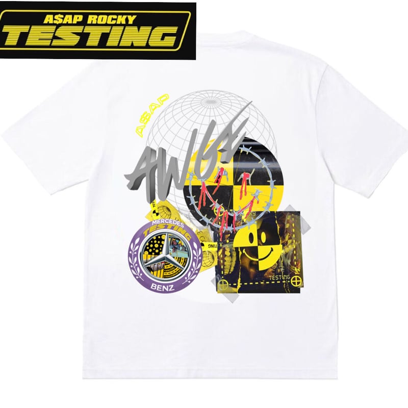 AWGE/ASAP Rocky Tshirts ホワイト | BINGOSTAR ・ ビンゴスター