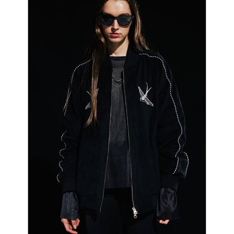 SAINT PAIN/velours Souvenir Jacket