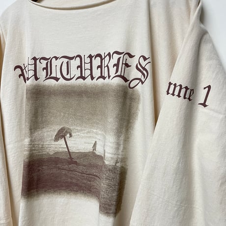 YEEZY / VALTURES ALBUM LongSleeve Tee "CREAM"