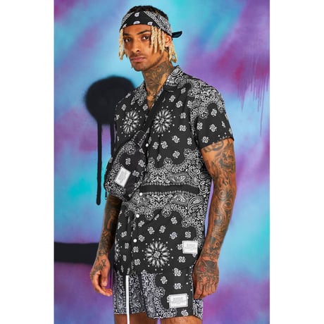 BOOHOO × Migos /BANDANA Set Up  BLACK