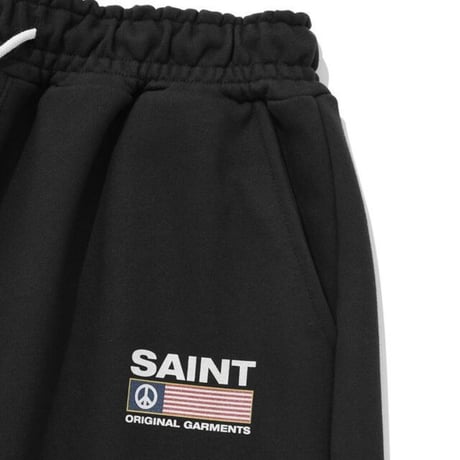 SAINT PAIN/Piece LOGO Shorts
