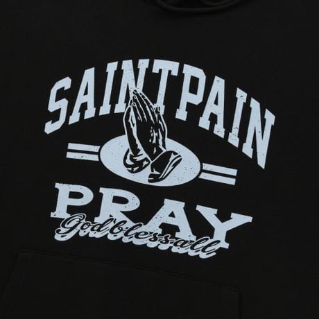 SAINT PAIN/Pray Hands Hoodie "BLACK"