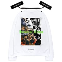 BLACK BLOND/BBD Innocent Crime Crewneck Sweatshirt  (WHITE)