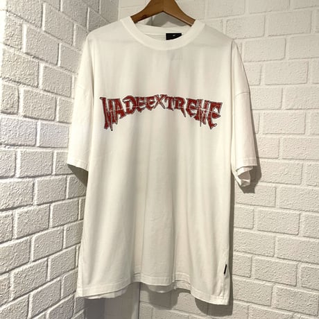 Mismatch NYC/Washed cross Tee  WHITE