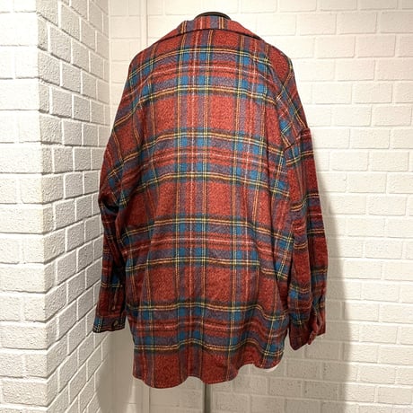 Mismatch NYC/Oversized Flannel shirts  RED