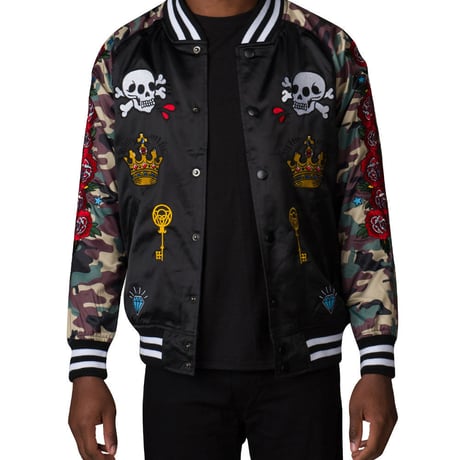 Reason Clothing Newyork/Camo Rose スカジャン