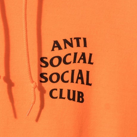 Anti Social Social Club/Logo フーディー   ORANGE　限定カラー
