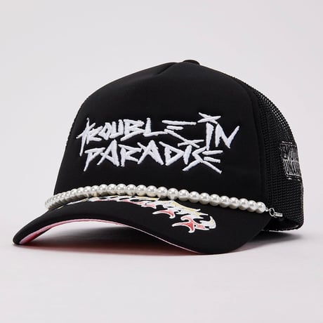 TOXICITY X DSMSD/ TROUBLE IN PARADISE TRUCKER HAT (BLACK)