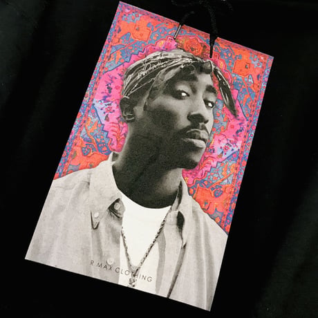 R MAX Clothing/Art "2PAC" Hoodie BLACK