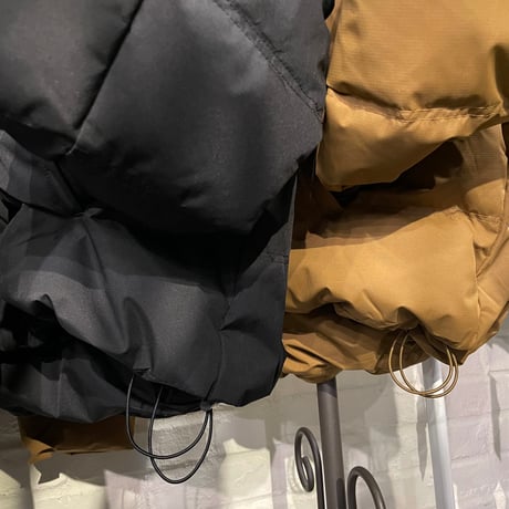 WOSS.official/SHORT DOWN JACKET  BLACK