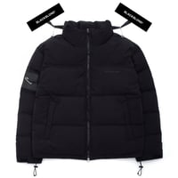 BLACK BLOND/BB Logo Down Jacket BLACK