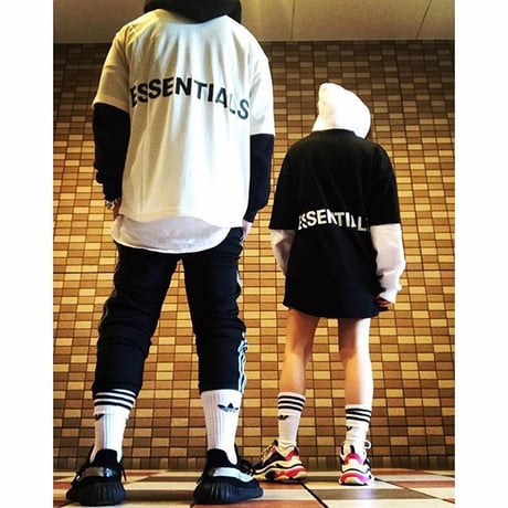Fear Of God  FOG Essentials/Graphic Mesh Tee BLACK