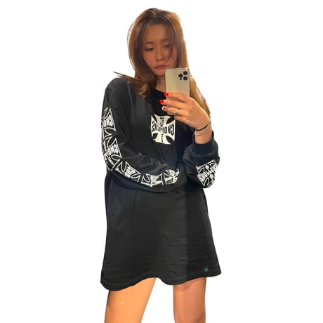 West Coast Choppers/ W.C.C Logo Longsleeve Tshirts "BLACK"