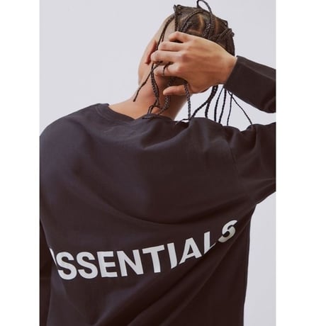 Fear Of God  FOG Essentials/Graphic Long Sleeve Tee　BLACK