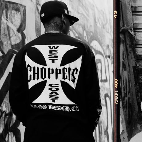 West Coast Choppers/ W.C.C Logo Longsleeve Tshirts "BLACK"