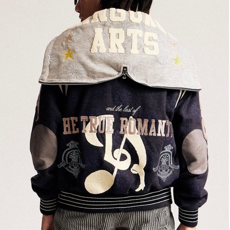LIFTED ANCHORS/Letter Man 2way flight Jacket