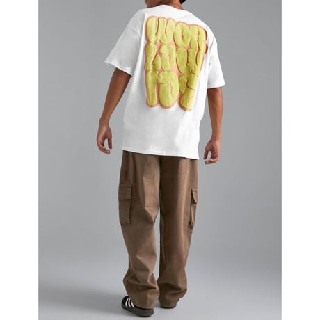 BOOHOO  /Puff Print Tshirts  WHITE
