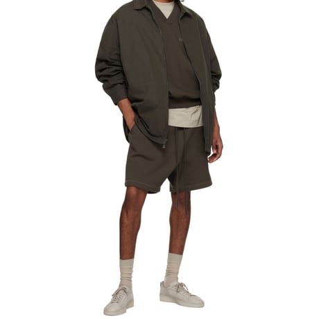 ESSENTIALS Fear OF God/Graphic Shorts  "OFF BLACK"