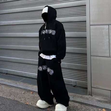 SUBLIMATION/ Embroid Oversize Hoodie (SET UP)