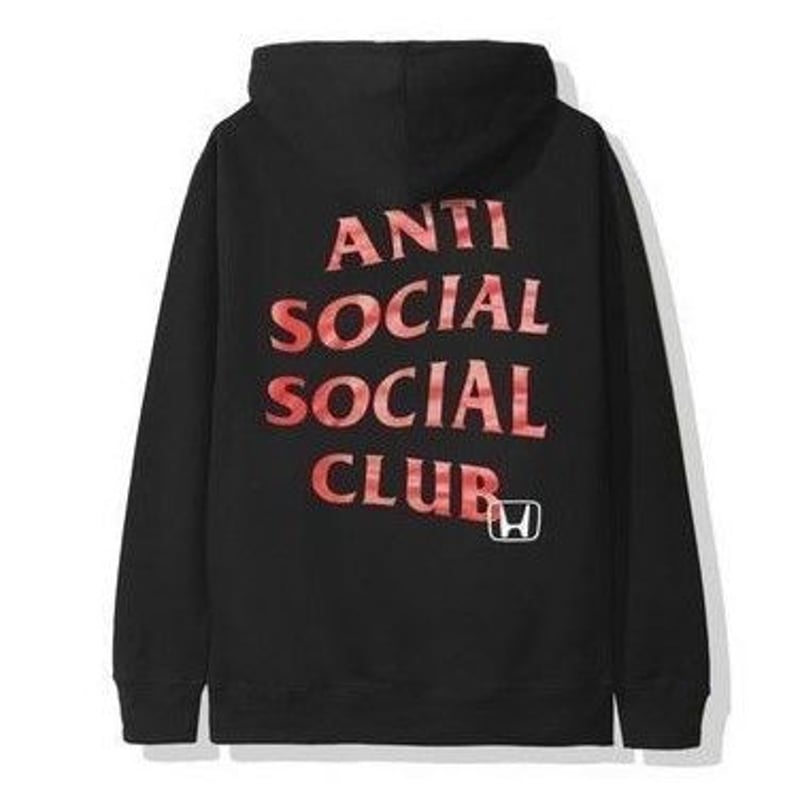 Anti Social Social Club × HONDA /LOGO Hoodie BL...