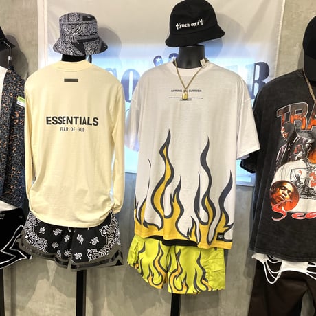 BOOHOO /FLAME  SET UP (Tshirts &Swim Shorts)