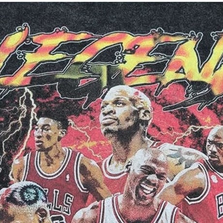 Mismatch NYC/”BULLS LEGEND” vintage Tee
