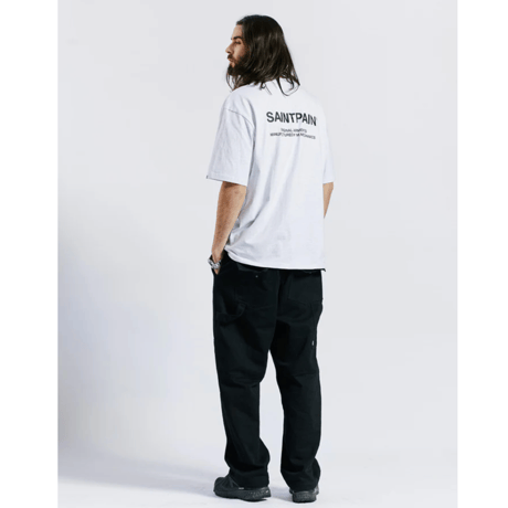 SAINT PAIN/Back Logo Tee WHITE