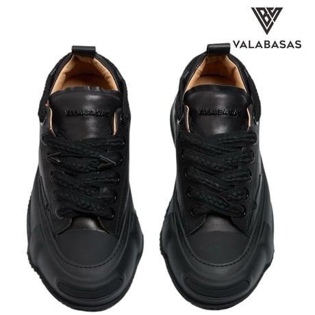 VALABASAS / Leather Sneaker "BLACK"