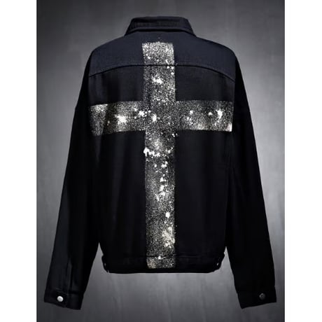 By The R/ Back Cross Denim Jacket
