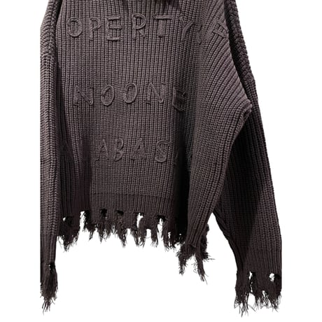 VALABASAS / Damaged Knit