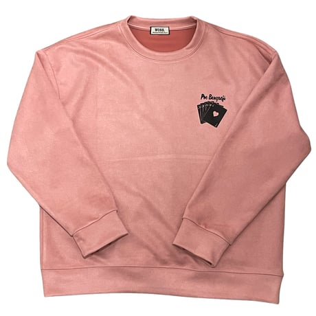 WOSS.official/ Oversized  Suede Crewneck