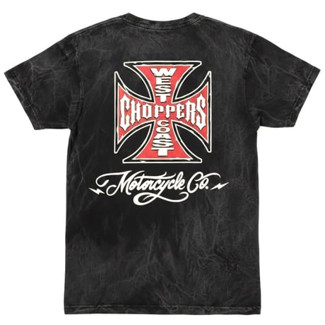 West Coast Choppers/ W.C.C Logo Tshirts "Wash Black"