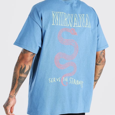NIRVANA/Official Tshirts  "BLUE”