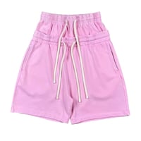 Mismatch NYC/Wwaist Washed Shorts  "Vintage Pink"